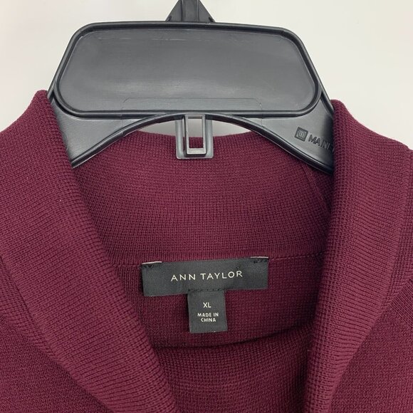 Ann Taylor Sweater Colorblock Stripe Mock Neck Pullover Long Sleeve - Picture 3 of 10